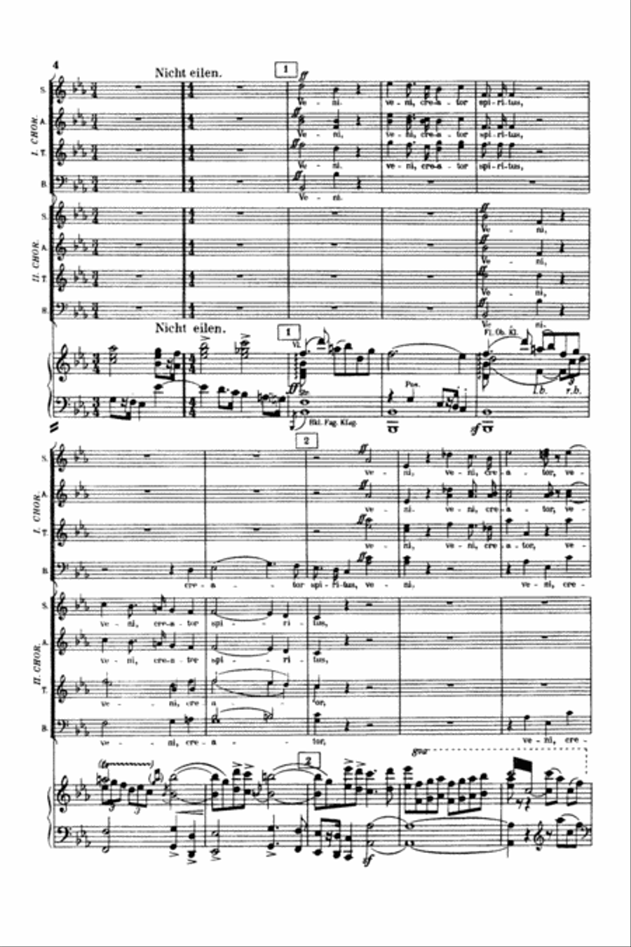 Symphony No. 8 in E-flat Major Choir scores gallery preview page 5