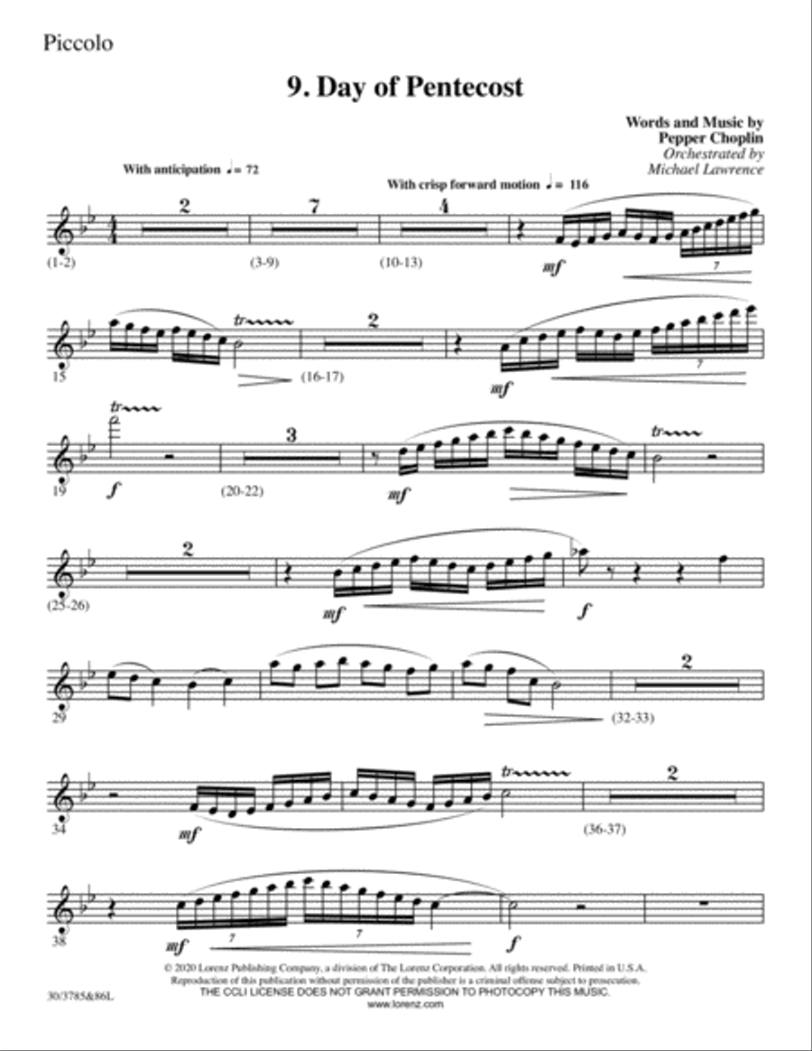 Once Upon a Morning - Set of Parts Choir scores gallery preview page 5