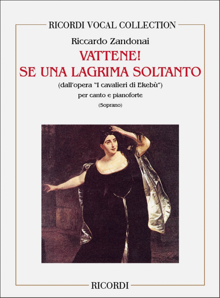 Vattene! Se Una Lagrima Soltanto (dall'opera “I cavalieri di Ekebu” Voice scores gallery preview page 1