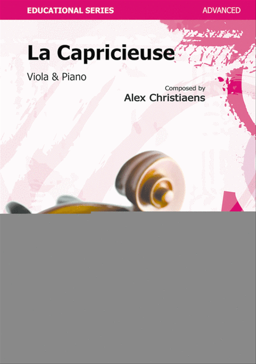 La Capricieuse Piano Accompaniment scores gallery preview page 1