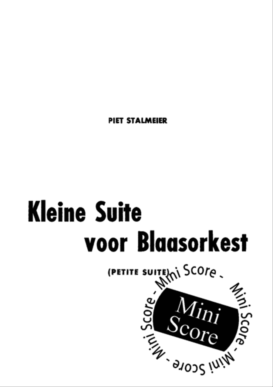 Kleine Suite voor Blaasorkest Concert Band scores gallery preview page 3