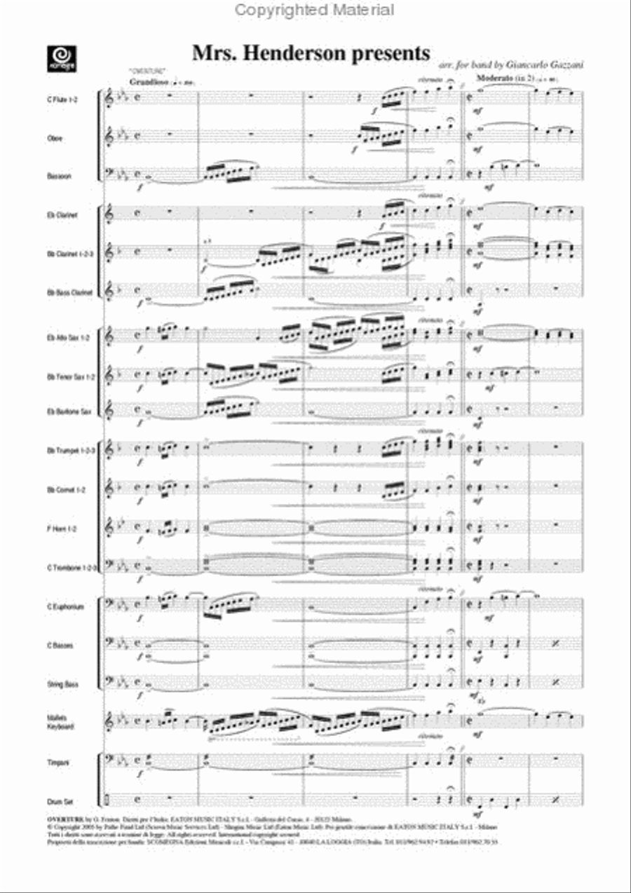 Mrs. Henderson Presents Concert Band scores gallery preview page 3