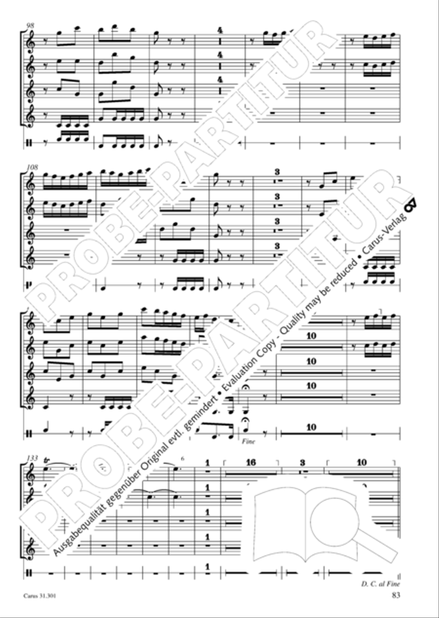Bach for Brass 1: Cantatas I Voice scores gallery preview page 92