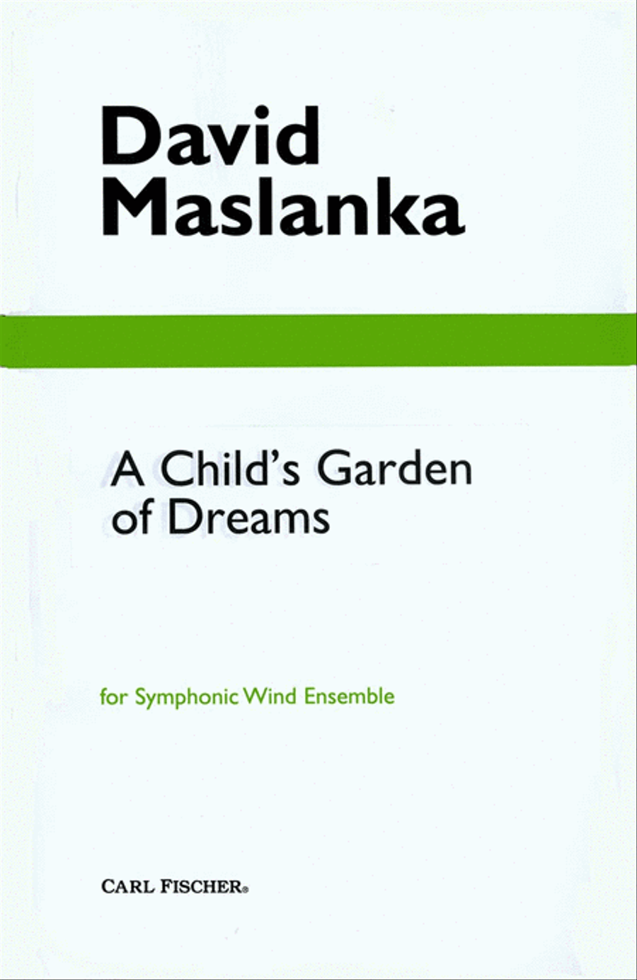 A Child's Garden of Dreams Concert Band scores gallery preview page 1
