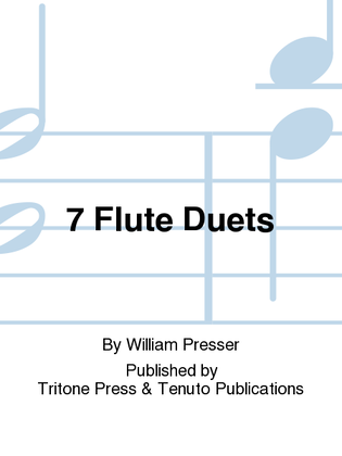 Book cover for 7 Flute Duets
