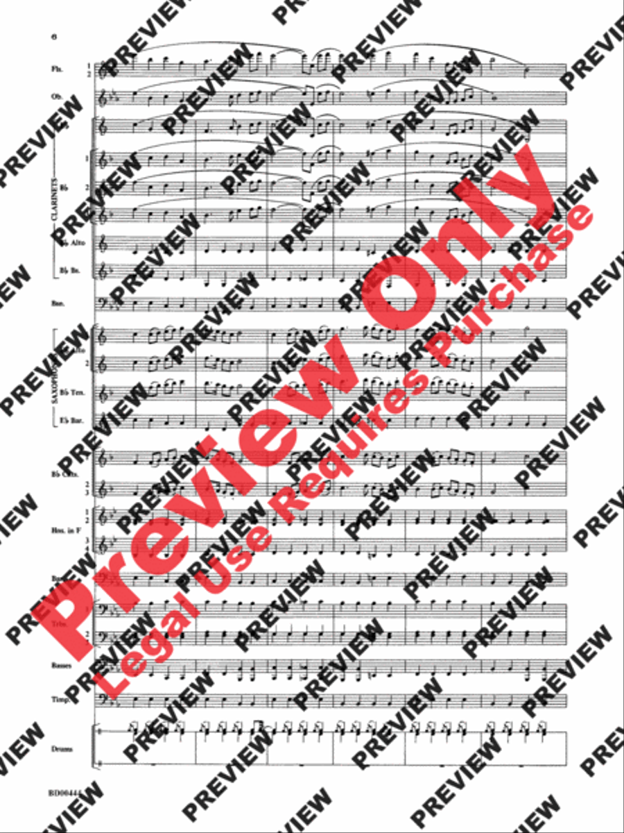 Lethbridge Overture Concert Band scores gallery preview page 7