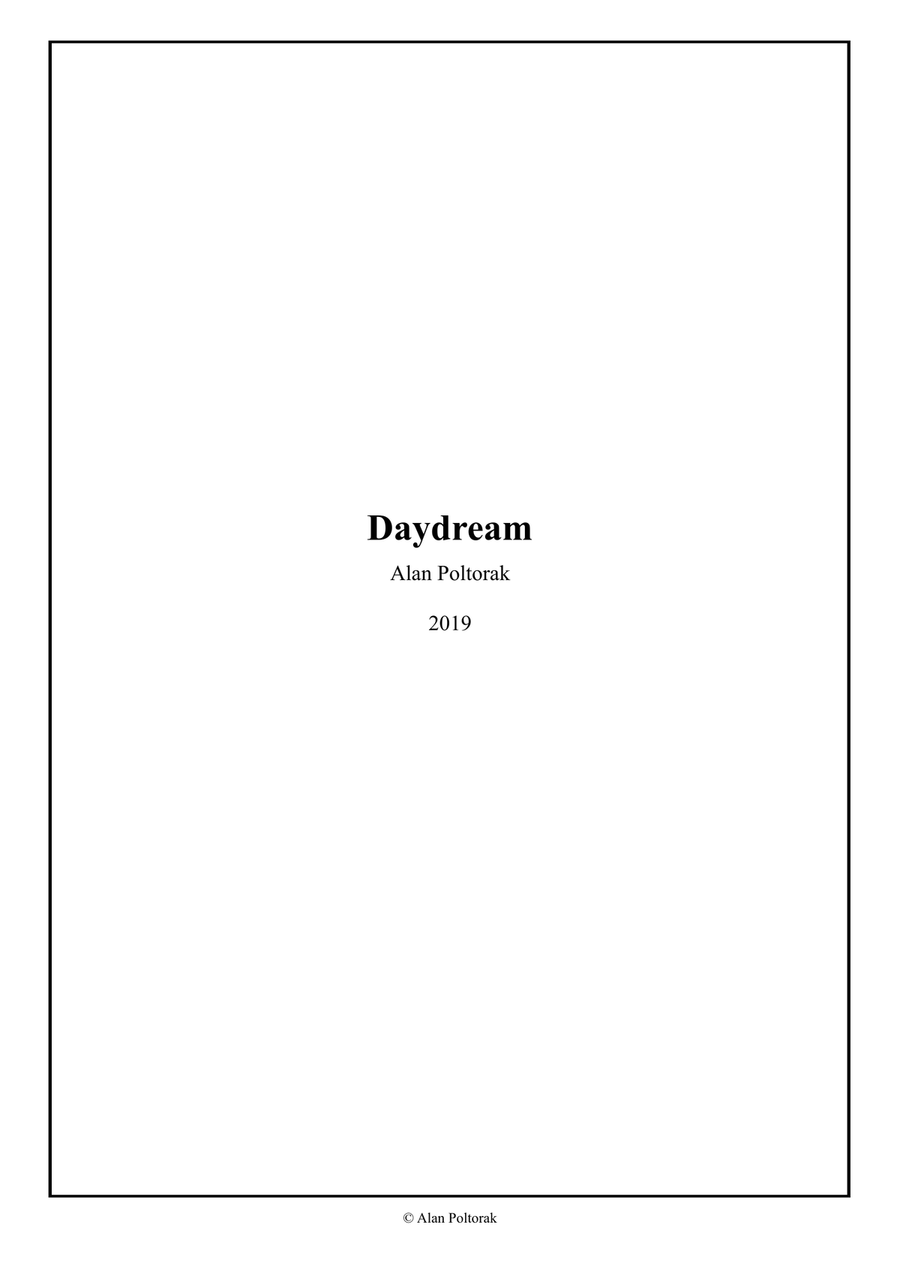 Daydream Daydream Piano Solo scores gallery preview page 1