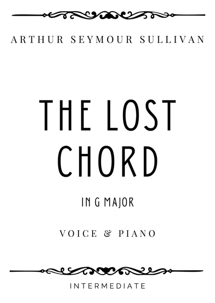 Sullivan - The Lost Chord in G Major for High Voice & piano - Intermediate image number null