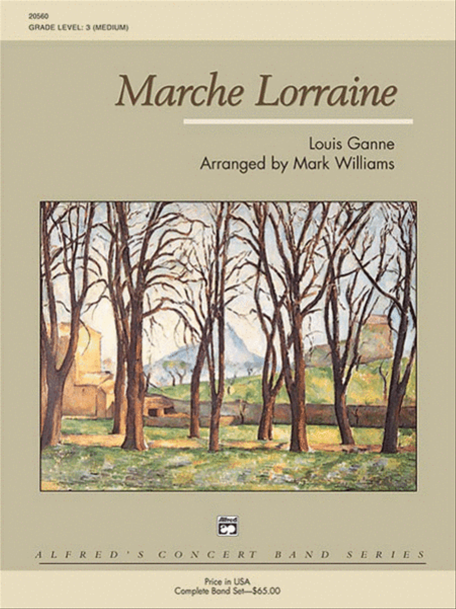 Marche Lorraine Concert Band scores gallery preview page 1