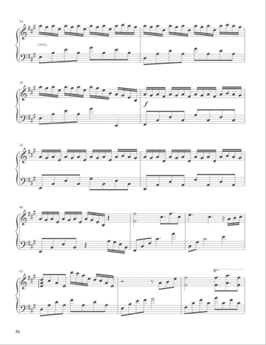 Memories Piano Solo scores gallery preview page 3