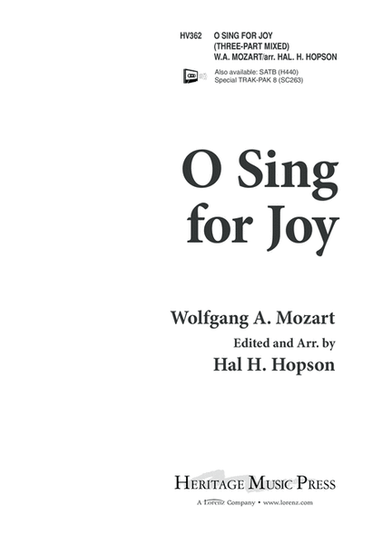 O Sing for Joy