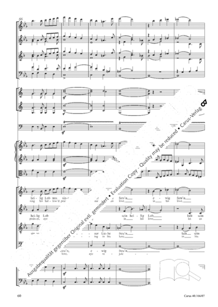 Mendelssohn: Hymn - Three sacred songs - fugue