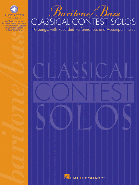 Classical Contest Solos - Baritone/Bass