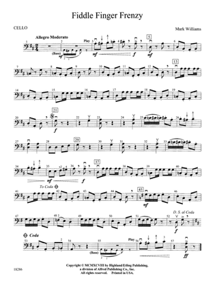 Fiddle Finger Frenzy: Cello