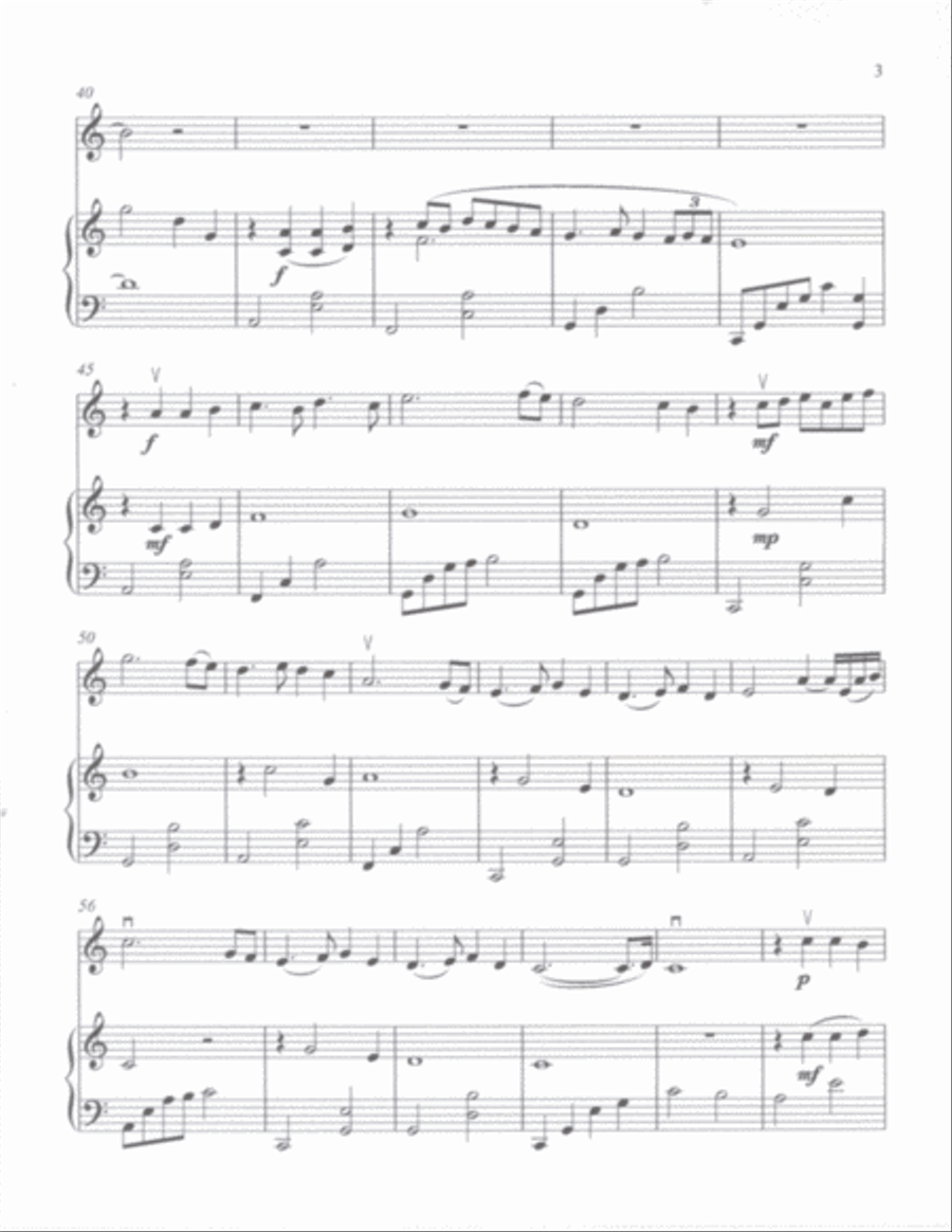 Irish Lullaby Violin Solo scores gallery preview page 3