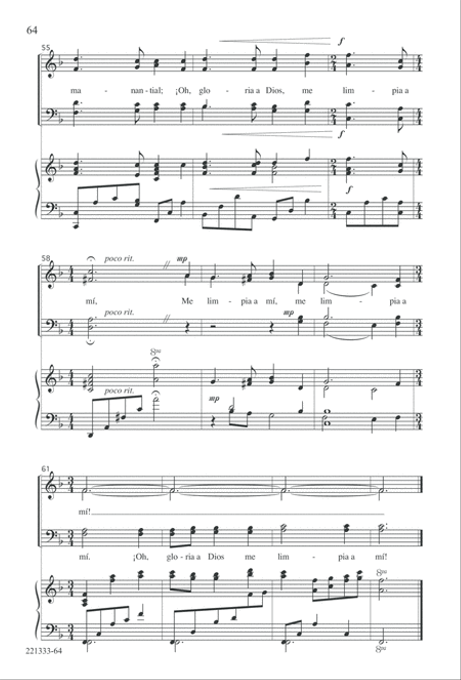 Siervos de Jesus Siervos de Jesus 4-Part scores gallery preview page 68