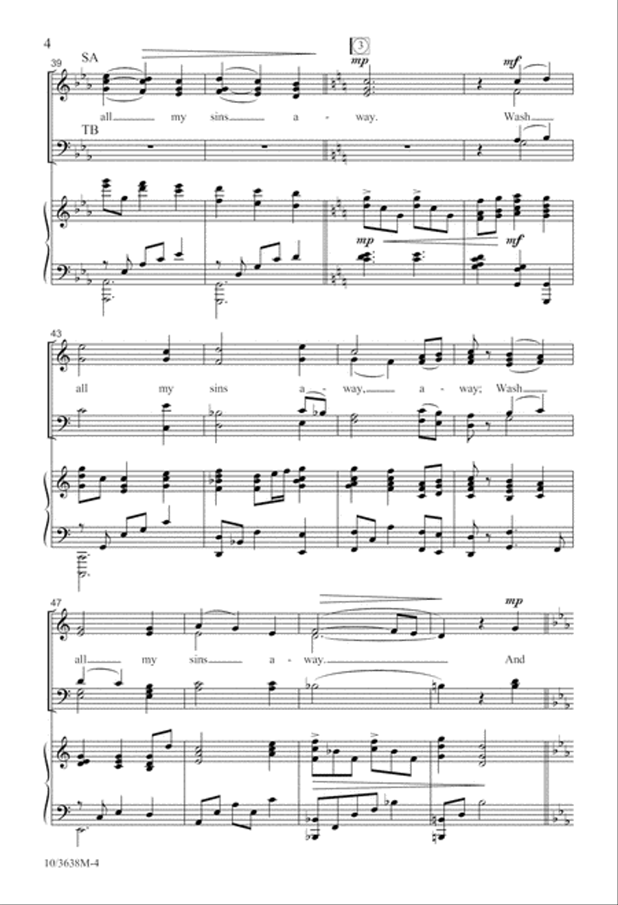 There Is a Fountain 4-Part scores gallery preview page 5