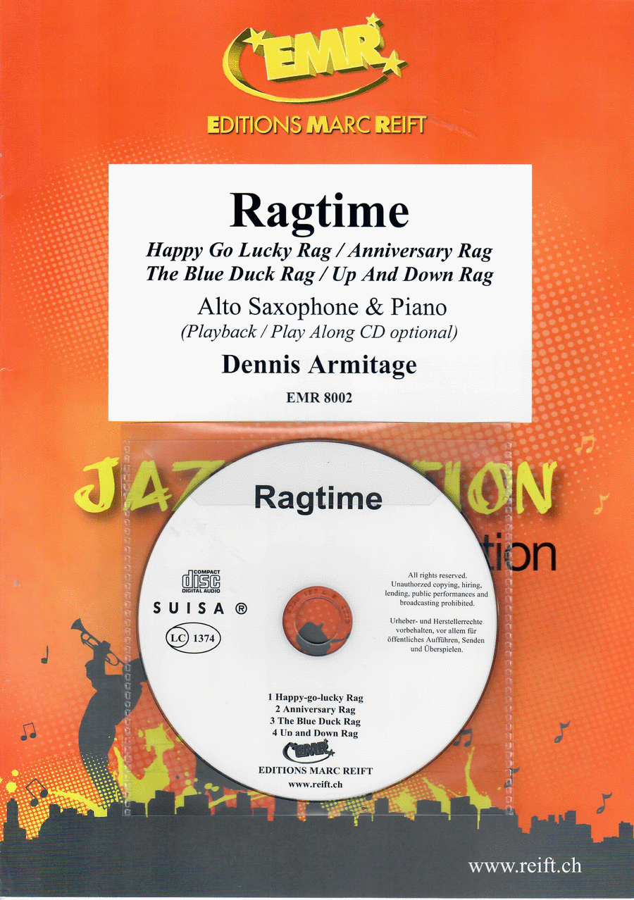 Ragtime Alto Saxophone scores gallery preview page 1