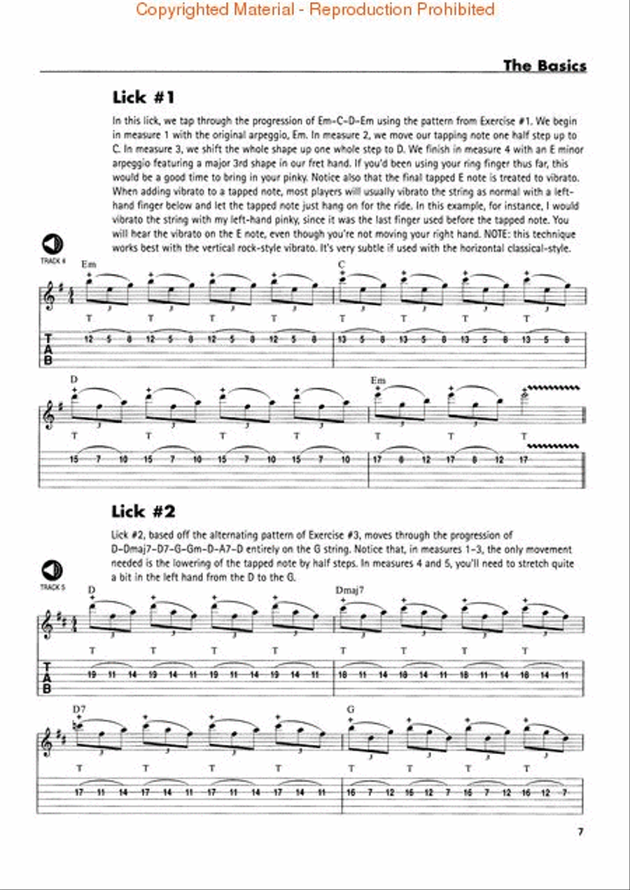 Guitar Tapping Guitar Tablature scores gallery preview page 3