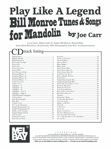 Play Like A Legend: Bill Monroe image number null