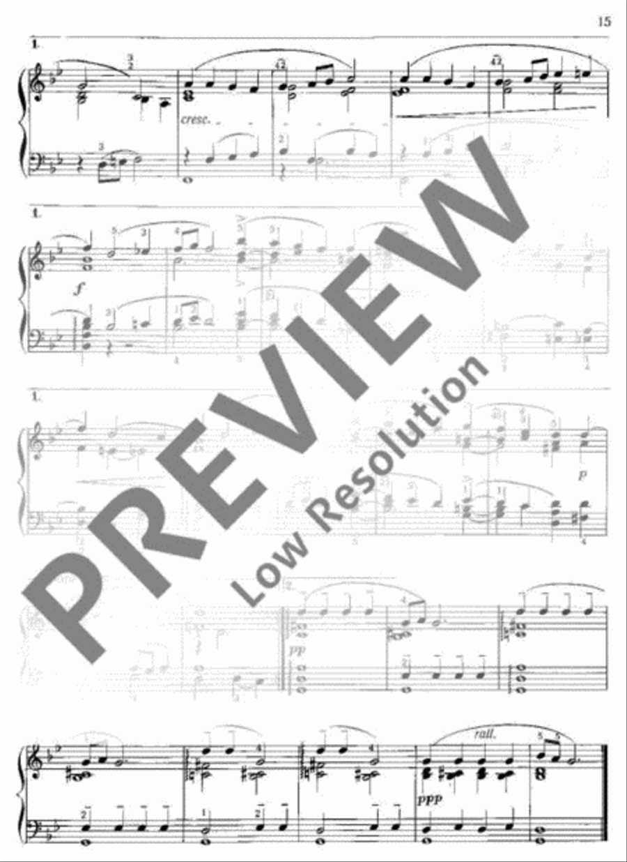 Selected Piano Works Piano Solo scores gallery preview page 16
