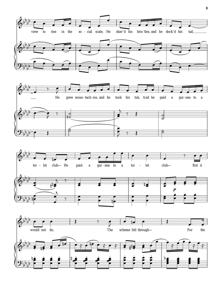 A Lady Fair A Lady Fair Piano Solo scores gallery preview page 3