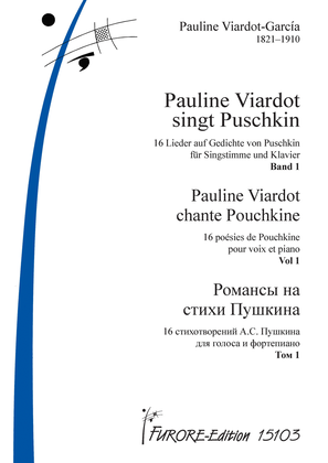 Book cover for Pauline Viardot sings Puschkin Vol. 1
