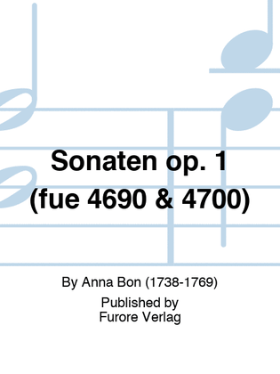 Sonaten op. 1 (fue 4690 & 4700)