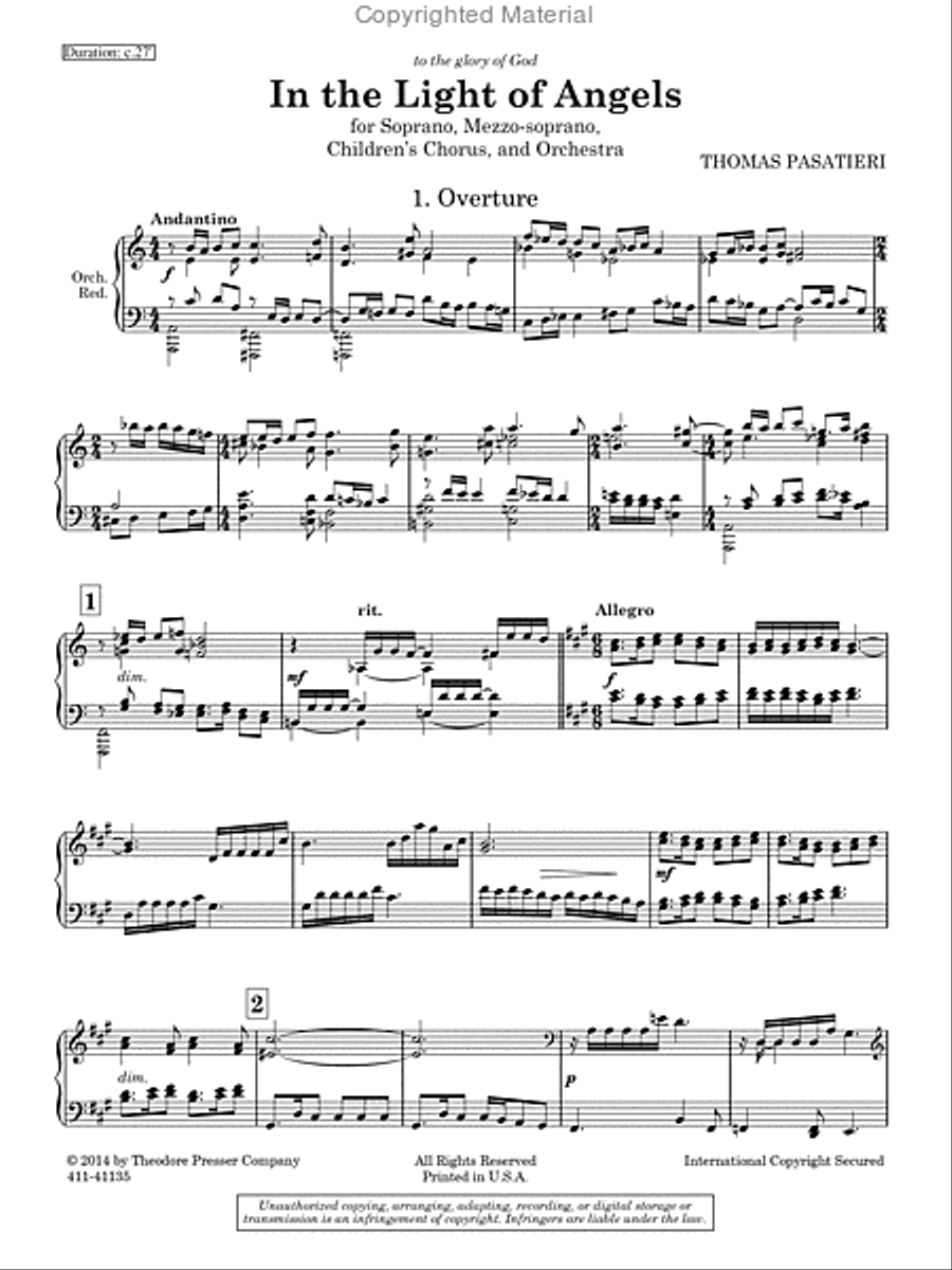 In The Light Of Angels Choir scores gallery preview page 2
