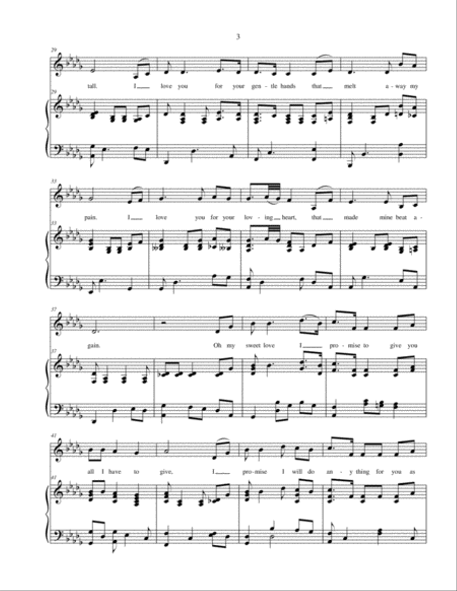 Angel of My Life (Vallenato) - vocal solo with piano accompaniment Tenor Voice scores gallery preview page 4