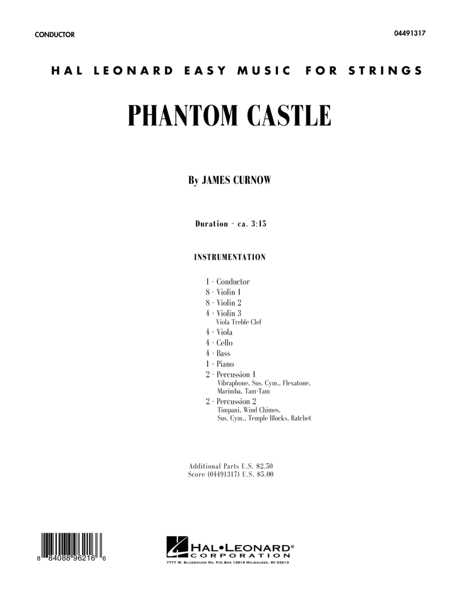 Phantom Castle - Conductor Score (Full Score)