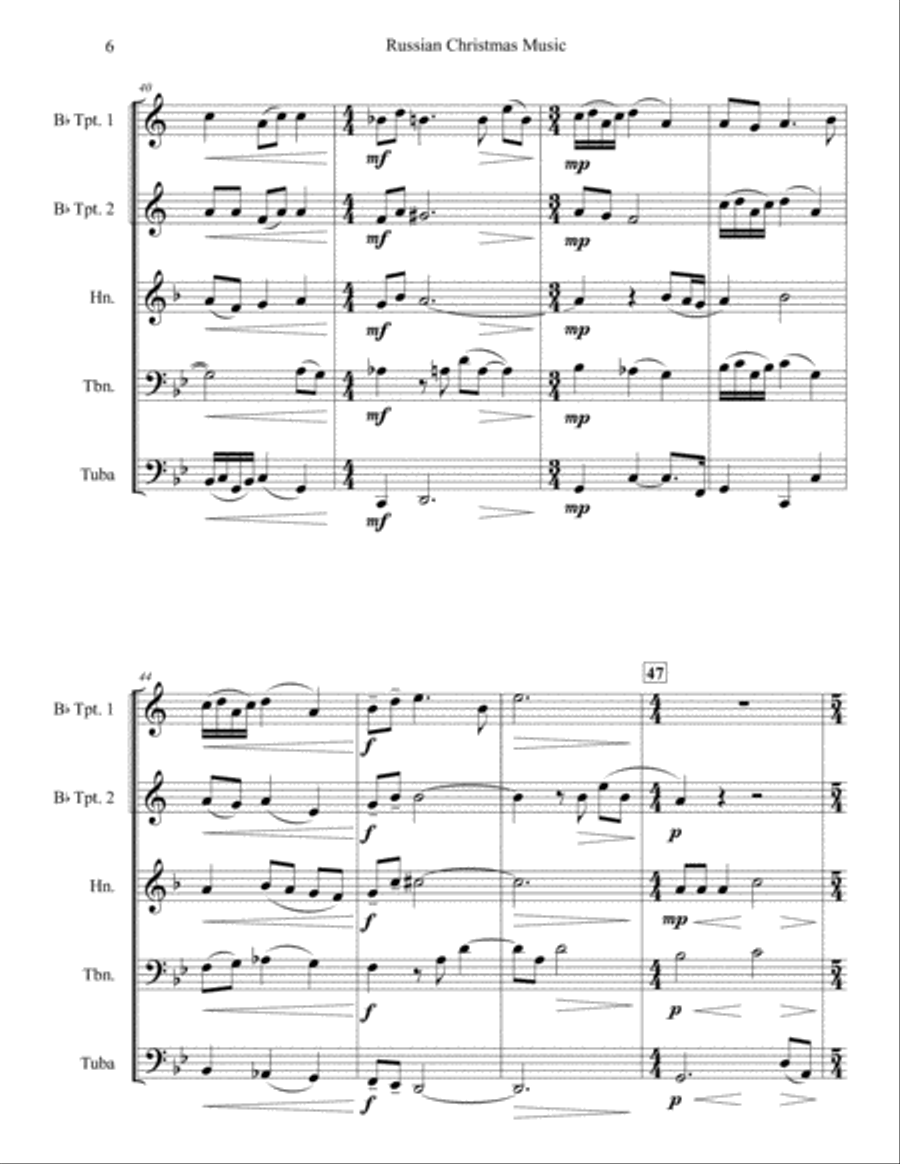 Carol of the Russian Children (from Russian Christmas Music) image number null