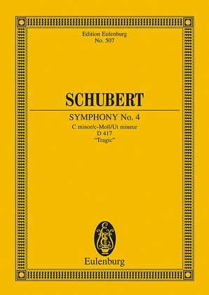 Book cover for Symphony No. 4 in C minor, D 417 "Tragic"