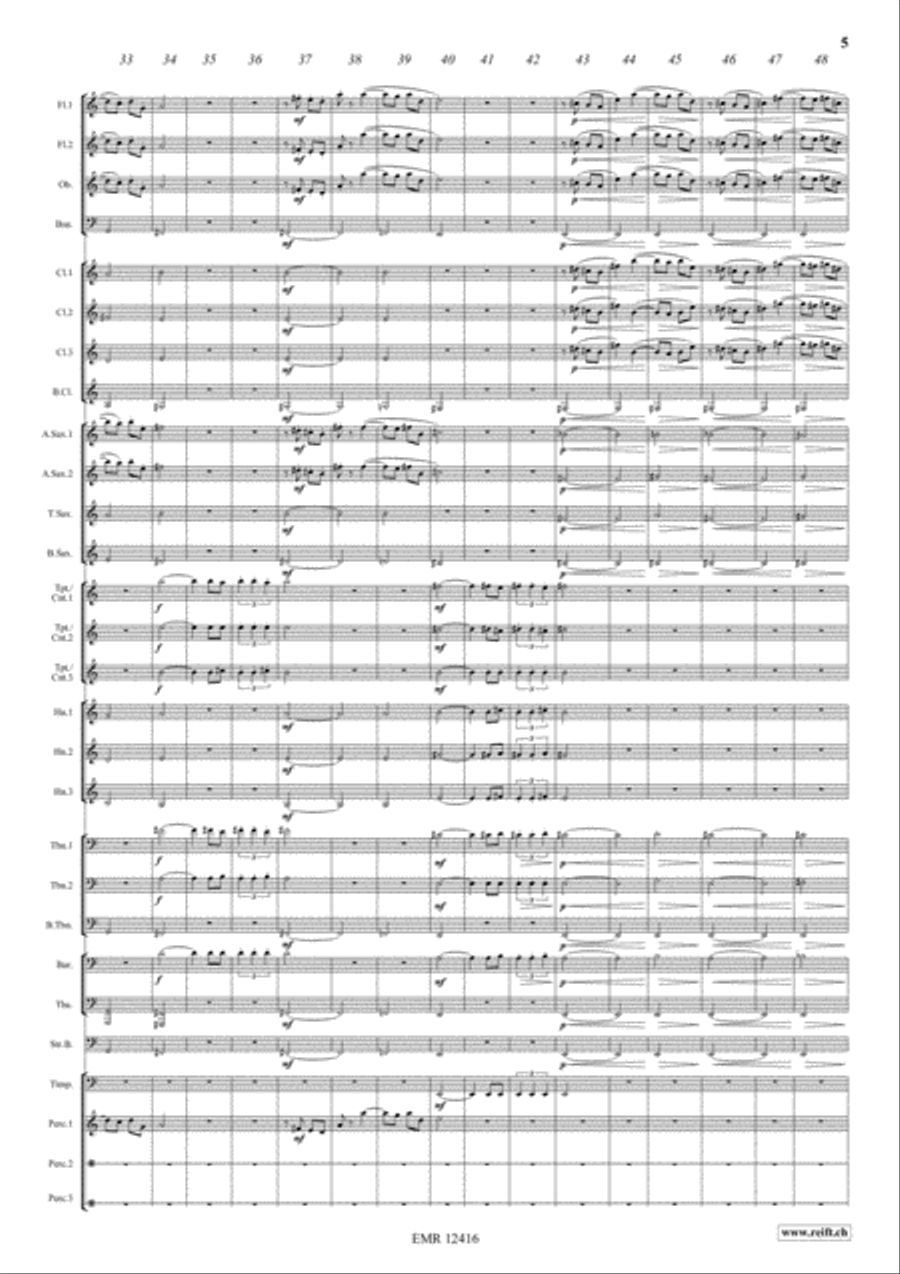 The Man Who Knew Too Much Concert Band scores gallery preview page 5