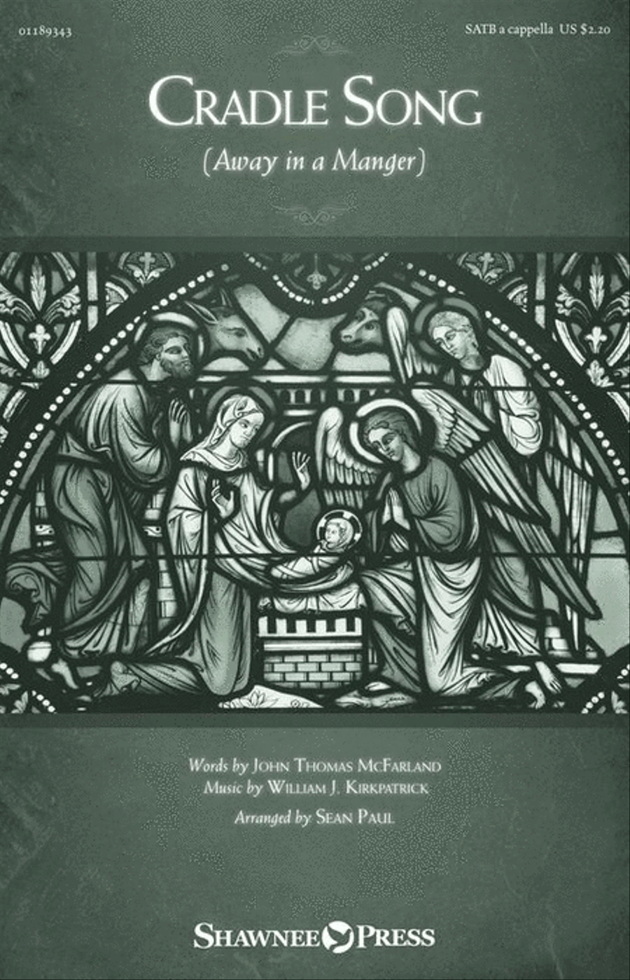 Cradle Song (Away in a Manger) 4-Part scores gallery preview page 2