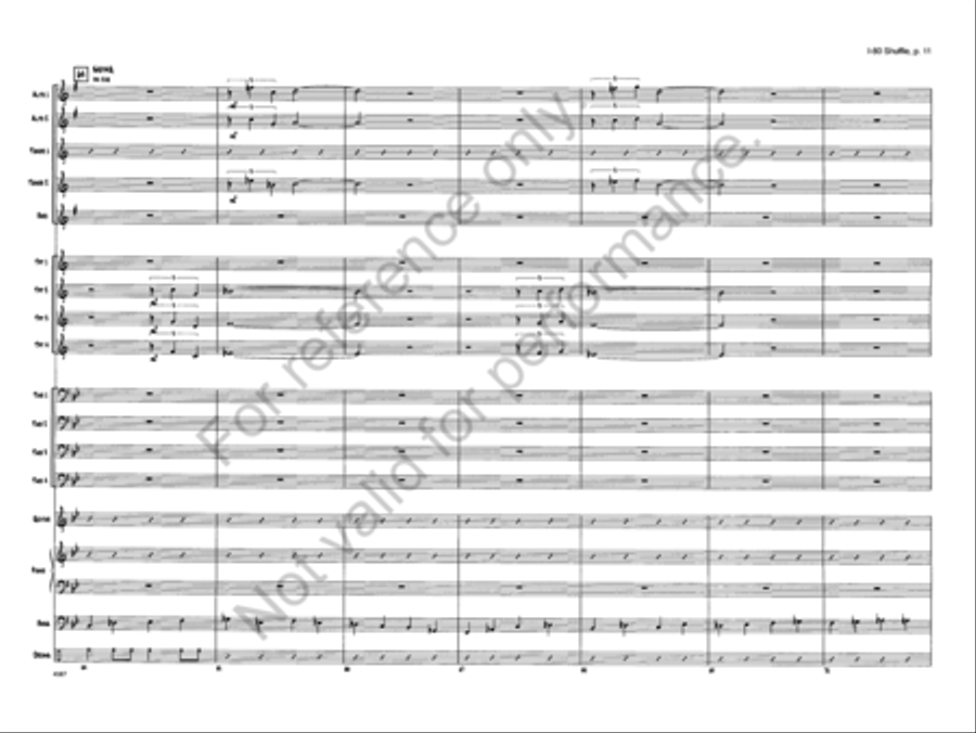 I-80 Shuffle I-80 Shuffle Jazz Ensemble scores gallery preview page 11