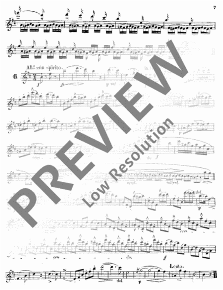 Melodic Exercises Flute scores gallery preview page 8