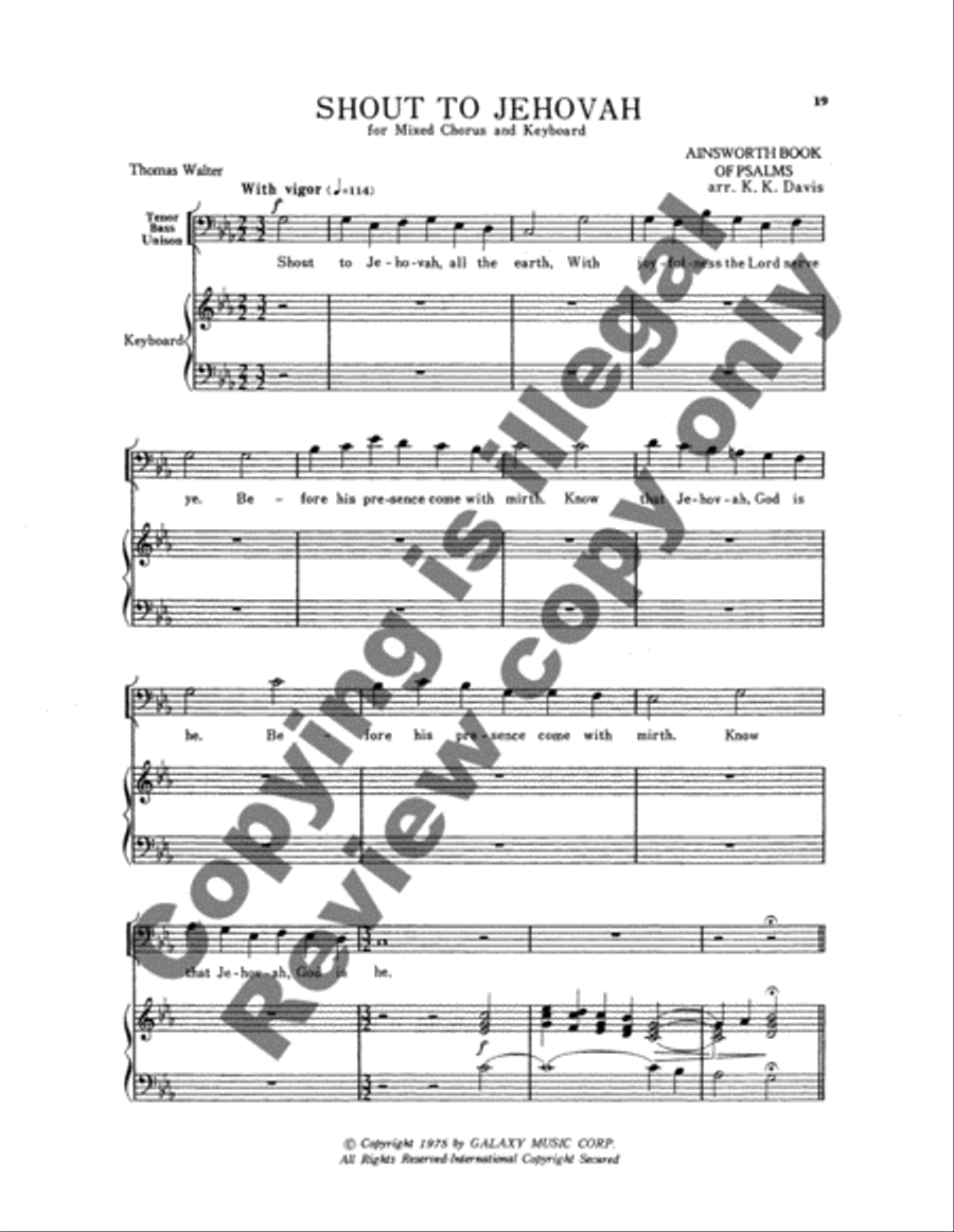 Early American Anthem Book 4-Part scores gallery preview page 7