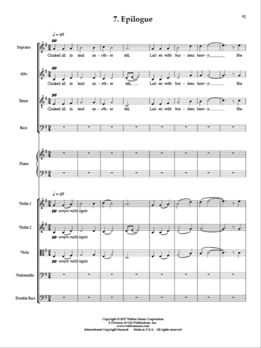 Dreamweaver - Full Score & Instrumental Parts Divisi scores gallery preview page 9