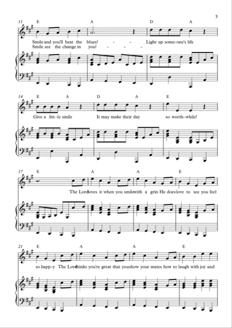 Smile Smile Voice scores gallery preview page 3