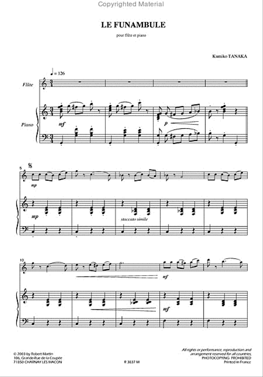 Le Petit Flûté au Cirque Vol.4 Piano scores gallery preview page 3