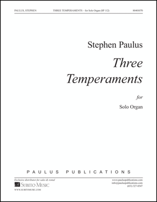 Book cover for Three Temperaments