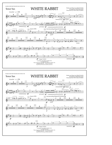 White Rabbit - Tenor Sax
