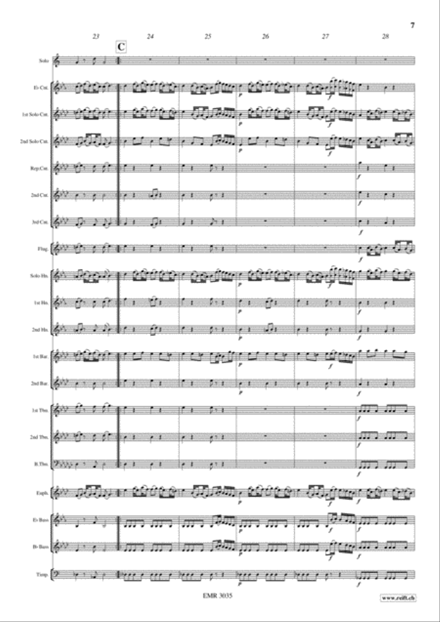 Sinfonia Pastorella Brass Band scores gallery preview page 8