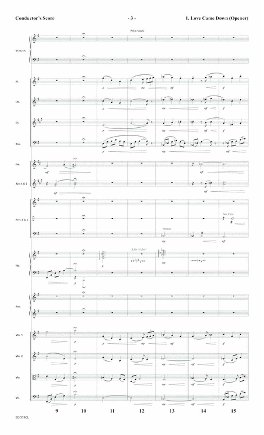 Love Came Down at Christmas - Full Score Choir scores gallery preview page 5