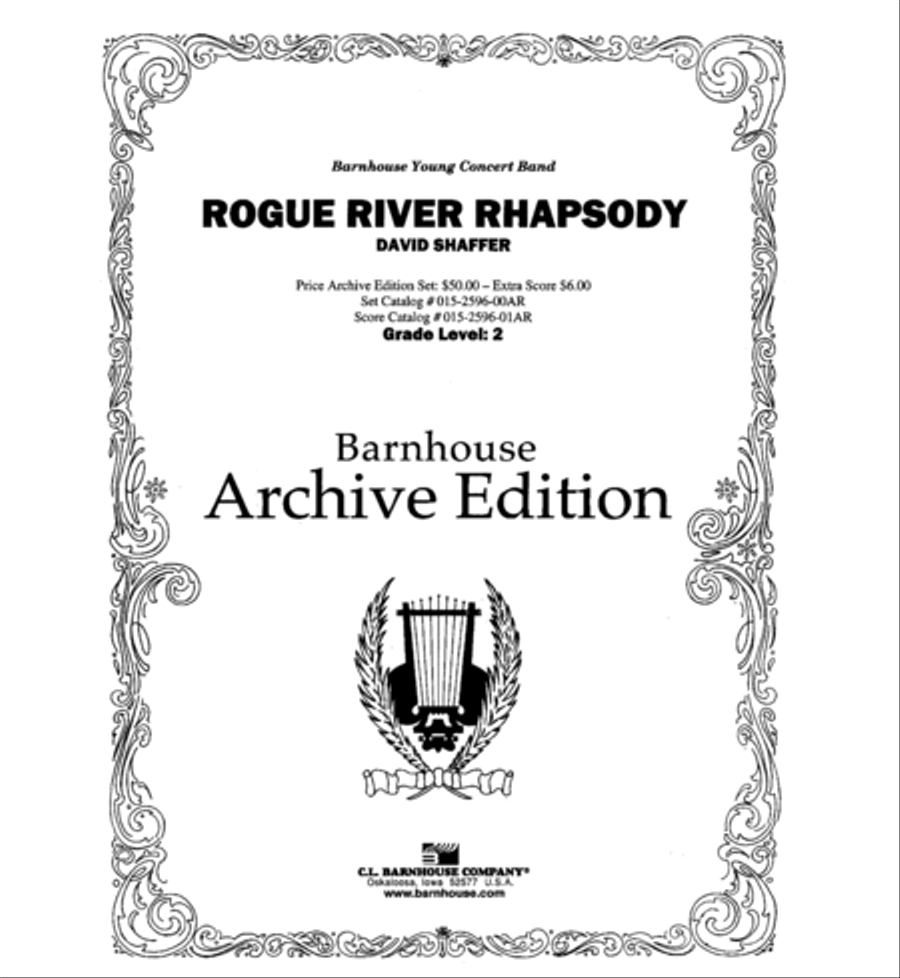 Rogue River Rhapsody Rogue River Rhapsody Concert Band scores gallery preview page 2