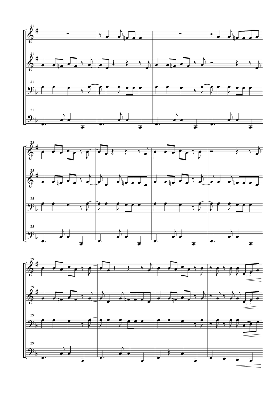 Tequila Brass Ensemble scores gallery preview page 3