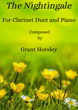 Book cover for "The Nightingale" Clarinet Duet and Piano- Intermediate