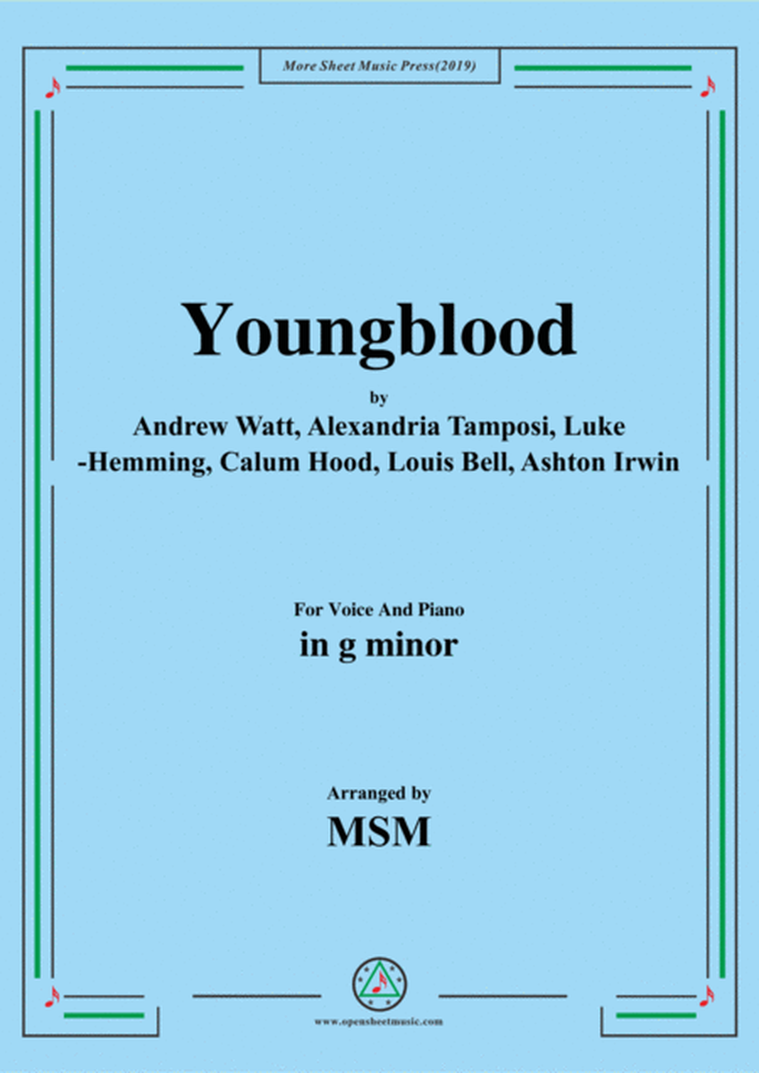Youngblood,in g minor,for Voice And Piano