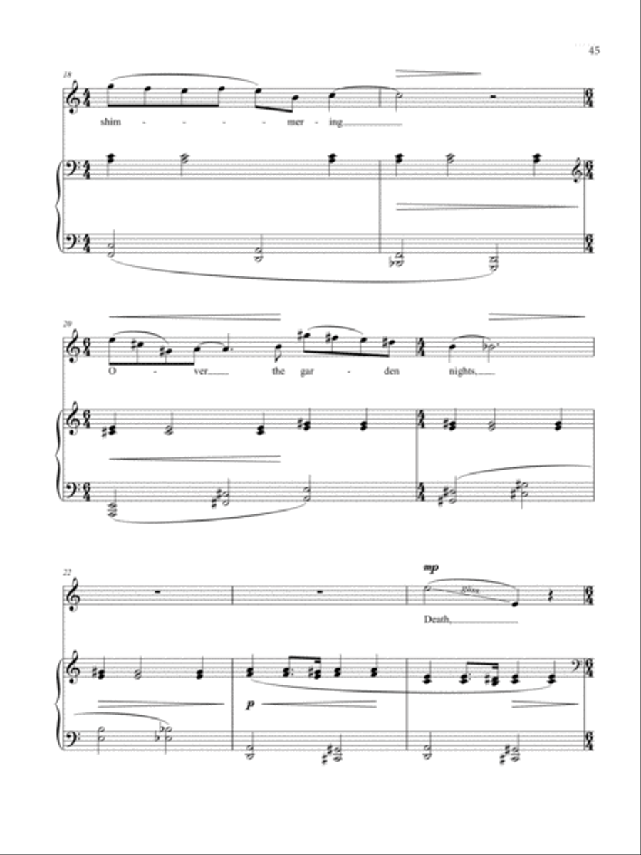 When the South Wind Sings: Under the Harvest Moon Soprano Voice scores gallery preview page 4